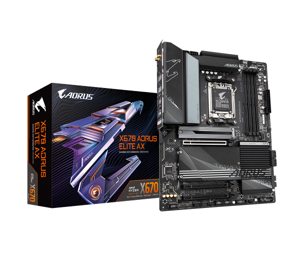 לוח Gigabyte X670 Aorus Elite AX 1.2 ATX AM5 DDR5 WIFI 6E BT5.2